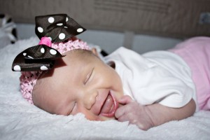 HannahJune6_15_2010 Hannah's first smile