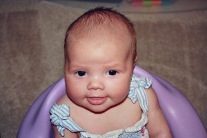 Hannah at 2 months